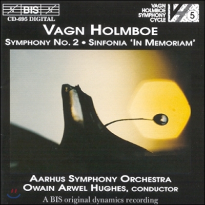 Owain Arwel Hughes 홀름보: 교향곡 2번, 추억의 교향곡 (Vagn Holmboe: Symphony No.2, Sinfonia &#39;In Memoriam&#39;)