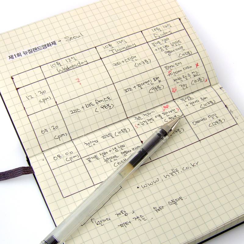 Moleskine Squared Notebook (포켓):Grid 내지