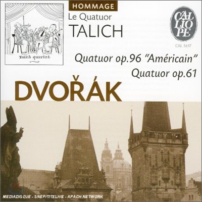 [미개봉 프랑스 초판] 드보르작 : 현악 4중주 OP.61번, 96번 &#39;아메리카&#39; Dvorak : String Quartet op.61 &amp; 96 American : Talich Quartet
