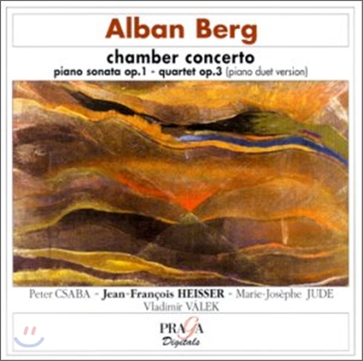 Berg : Piano SonataㆍQuartet Op.3 : Jean-Francois Heisser