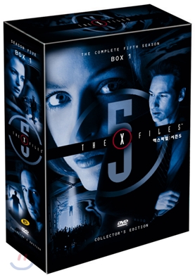 [DVD 새제품] TV미드 엑스 파일 시즌5 박스셋트 (무삭제 한국어 더빙판 포함) - The X-Files 1997 (6Disc)