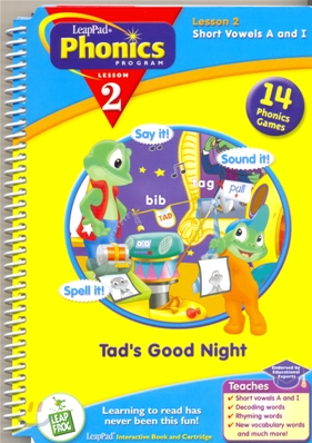 [LeapPad Book] Phonics 2 : Tad&#39;s Good Night