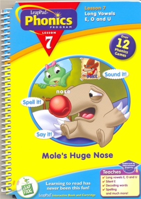 [LeapPad Book] Phonics 7 : Mole&#39;s Huge Nose