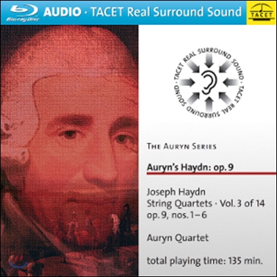 Auryn Quartet 아우린 하이든 시리즈 3 - 현악 사중주 11-16번 (Auryn&#39;s Haydn - String Quartets Op.9, Nos.1-6)