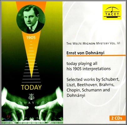 Ernst von Dohnanyi 벨테-미뇽의 신비 6 - 에른스트 폰 도흐나니 1905년 연주반 (The Welte-Mignon Mystery VI - His 1905 Interpretations)