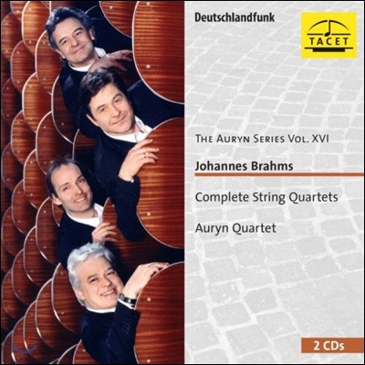 Auryn Quartet 아우린 시리즈 16 - 브람스: 현악 사중주 전곡 (The Auryn Series XVI - Brahms: Complete String Quartets)