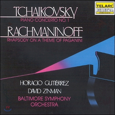 David Zinman 차이코프스키: 피아노 협주곡 1번, 라흐마니노프: 파가니니 랩소디 (Tchaikovsky: Piano Concerto No.1 / Rachmaninov: Paganini Rhapsody)