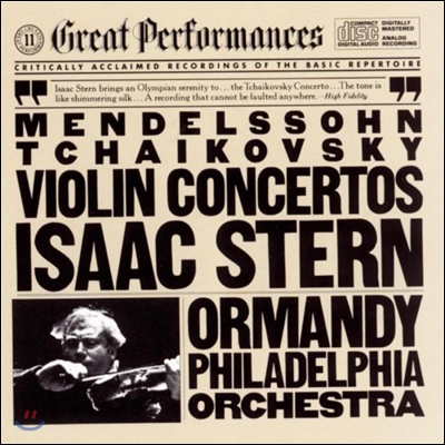 Isaac Stern / Eugene Ormandy 멘델스존 / 차이코프스키: 바이올린 협주곡 (Mendelssohn / Tchaikovsky: Violin Concertos)
