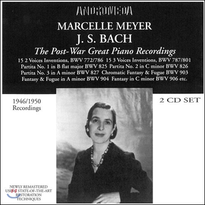 Marcelle Meyer 바흐: 인벤션, 파르티타 외 (The Post-War Great Piano Recordings - Bach: Inventions, Partitas BWV825-827)