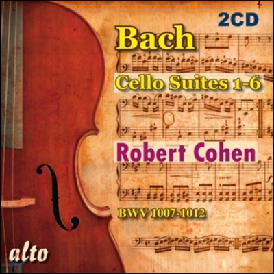 Robert Cohen 바흐: 무반주 첼로 모음곡 (Bach: Cello Suites Nos.1-6 BWV 1007-1012)