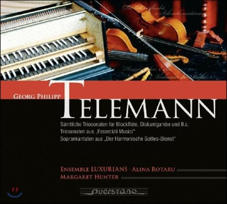 Ensemble Luxurians 텔레만: 리코더 삼중주 전곡, 소프라노 칸타타 (Telemann: Complete Trio Sonatas for Recorder, Violin and Basso Continuo, Cantatas)