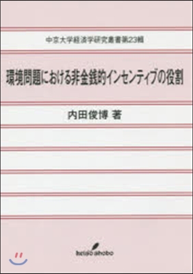 環境問題における非金錢的インセンティブの