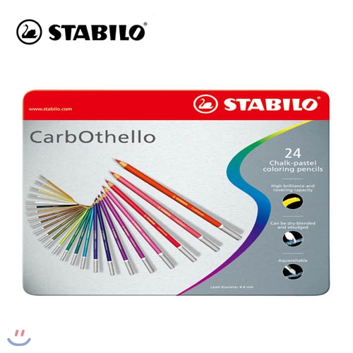 [STABILO] 스타빌로 카보오델로 파스텔 색연필 24C 메탈세트