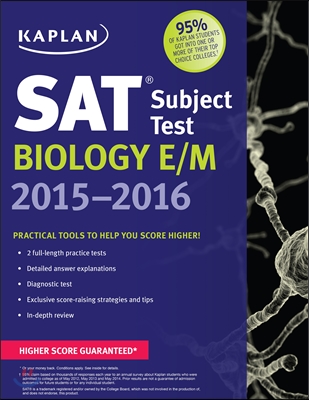 Kaplan SAT Subject Test Biology E/M 2015-2016 (Paperback, 2)