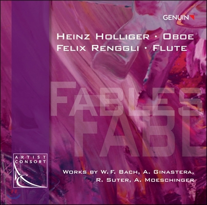 Heinz Holliger 우화 - W.F. 바흐 / 히나스테라 / 수터: 오보에 작품집 (Fables - W.F. Bach / Ginastera / Suter: Oboe Works)