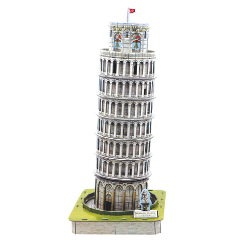 [스콜라스 본사직영] 피사의 사탑(Leaning Tower of Pisa) 입체퍼즐 만들기 교구