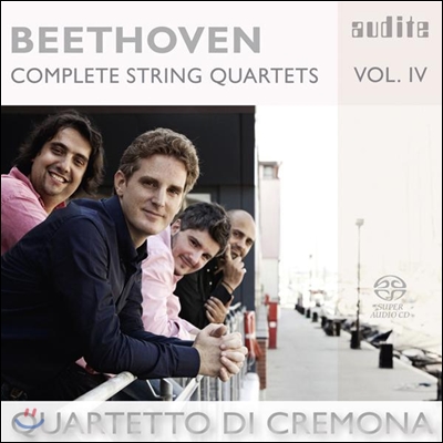 Quartetto Di Cremona 베토벤: 현악 사중주 4집 - 1번 14번 (Beethoven: Complete String Quartets Vol.4)