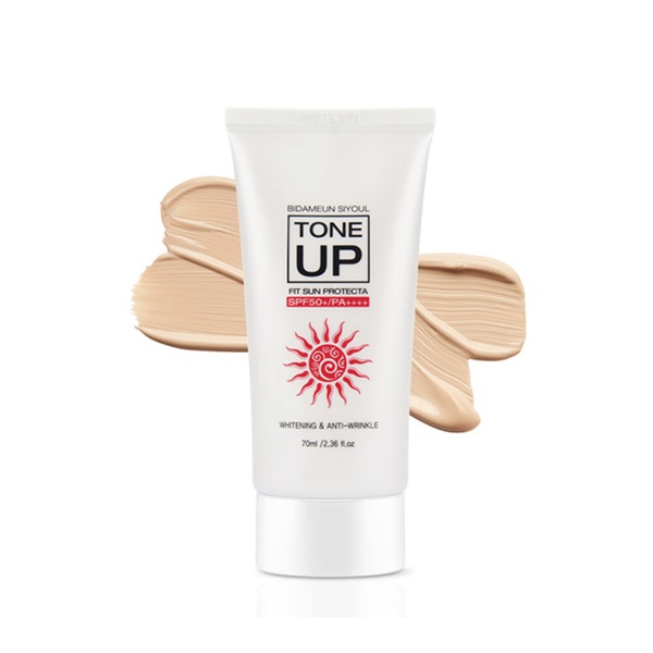 비담은 시율 톤업핏 선프로텍타 선크림 70ml SPF50+ PA++++