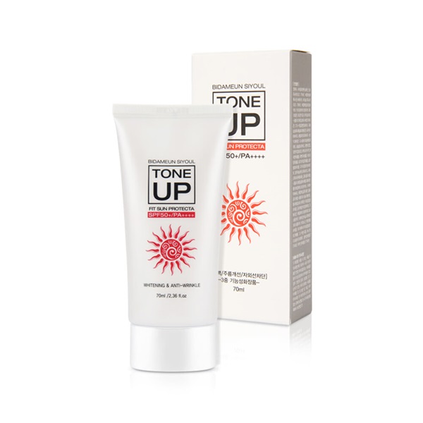 비담은 시율 톤업핏 선프로텍타 선크림 70ml SPF50+ PA++++