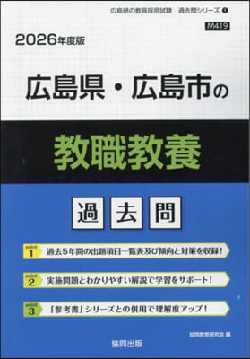 ’26 廣島縣.廣島市の敎職敎養過去問