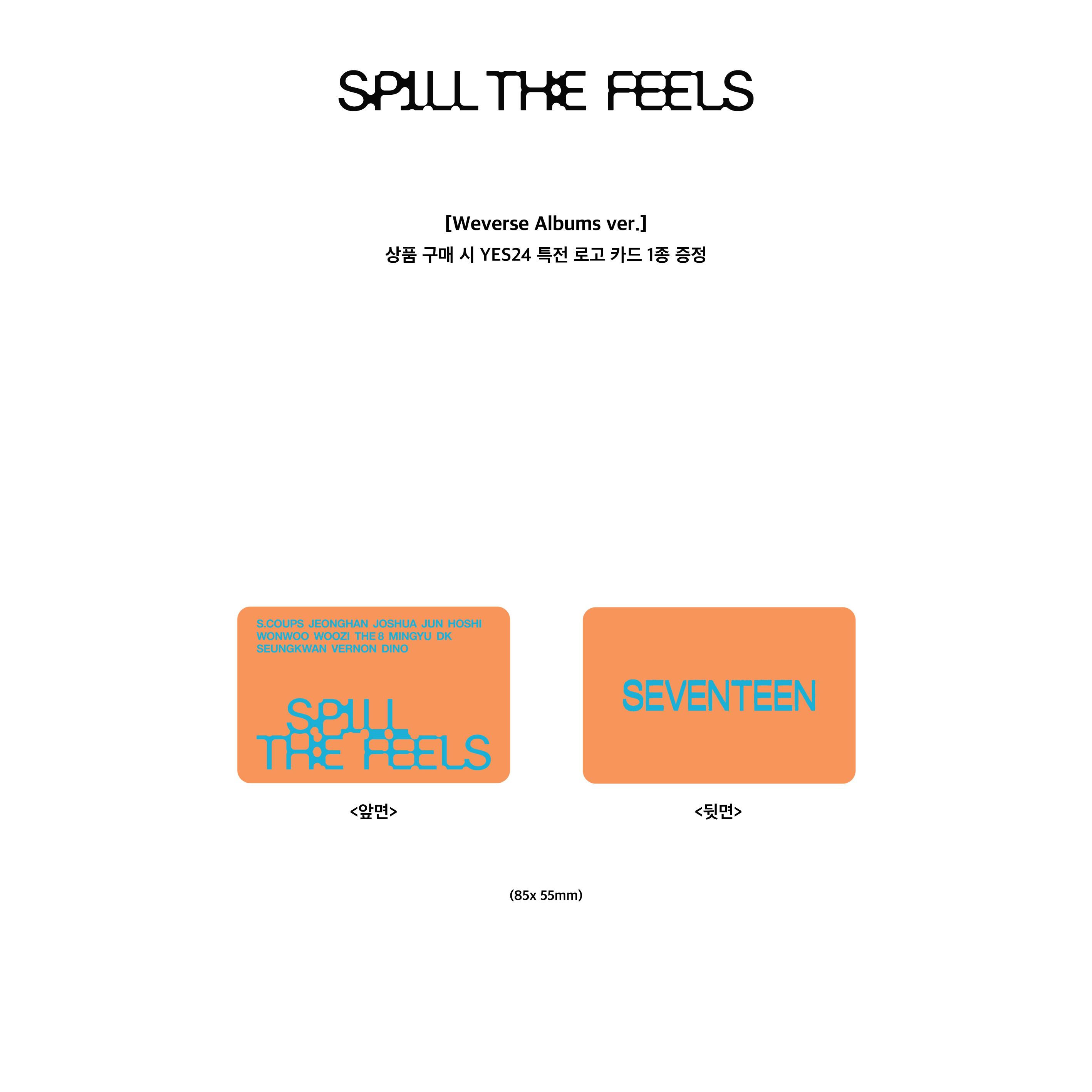 세븐틴 (SEVENTEEN) - SEVENTEEN 12th Mini Album 'SPILL THE