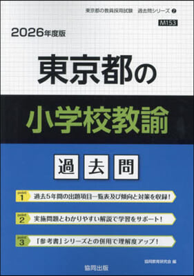 ’26 東京都の小學校敎諭過去問