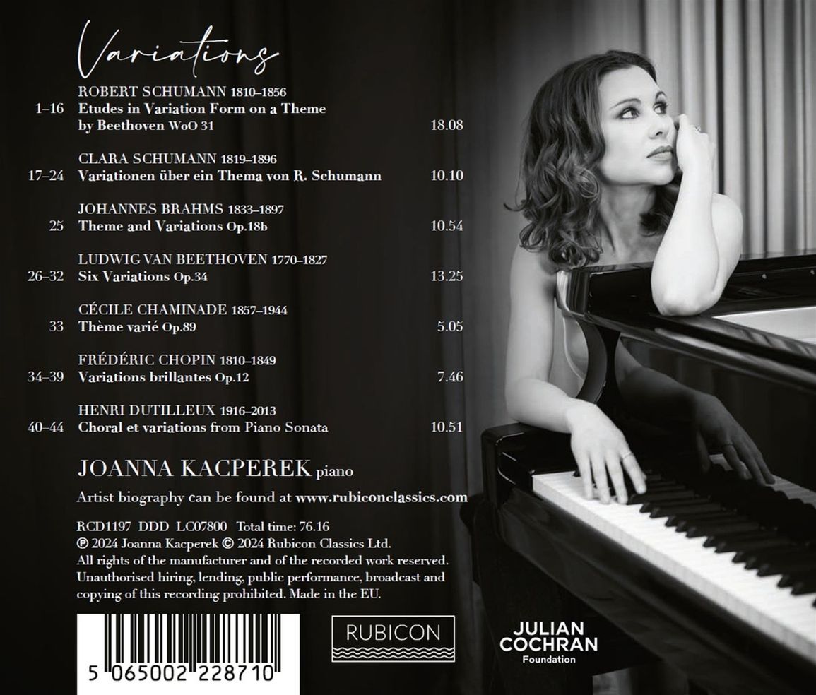 Joanna Kacperek 요안나 카츠페렉 피아노 연주집 (Variations)