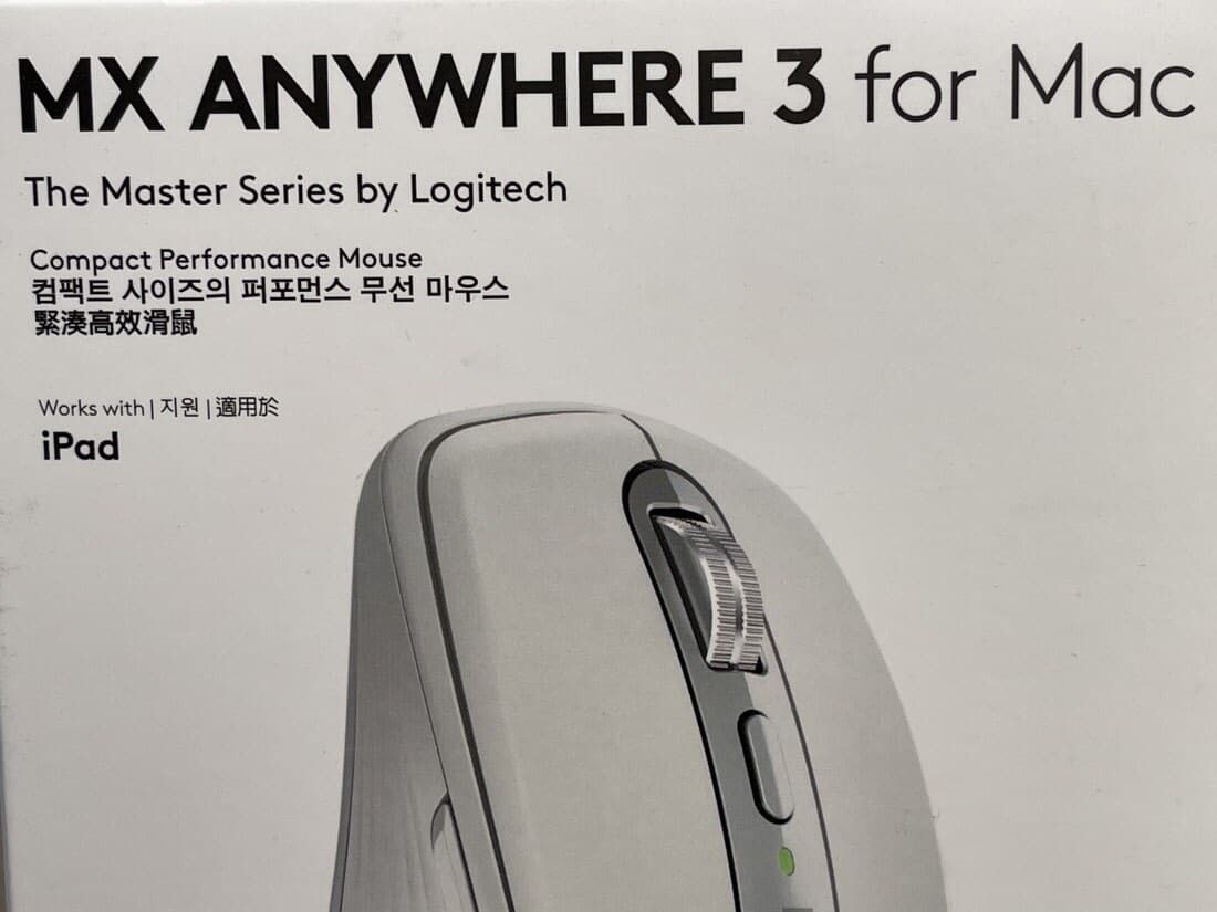 프로 로지텍 MX Anywhere 3 for MAC 무선 마우스 화이트