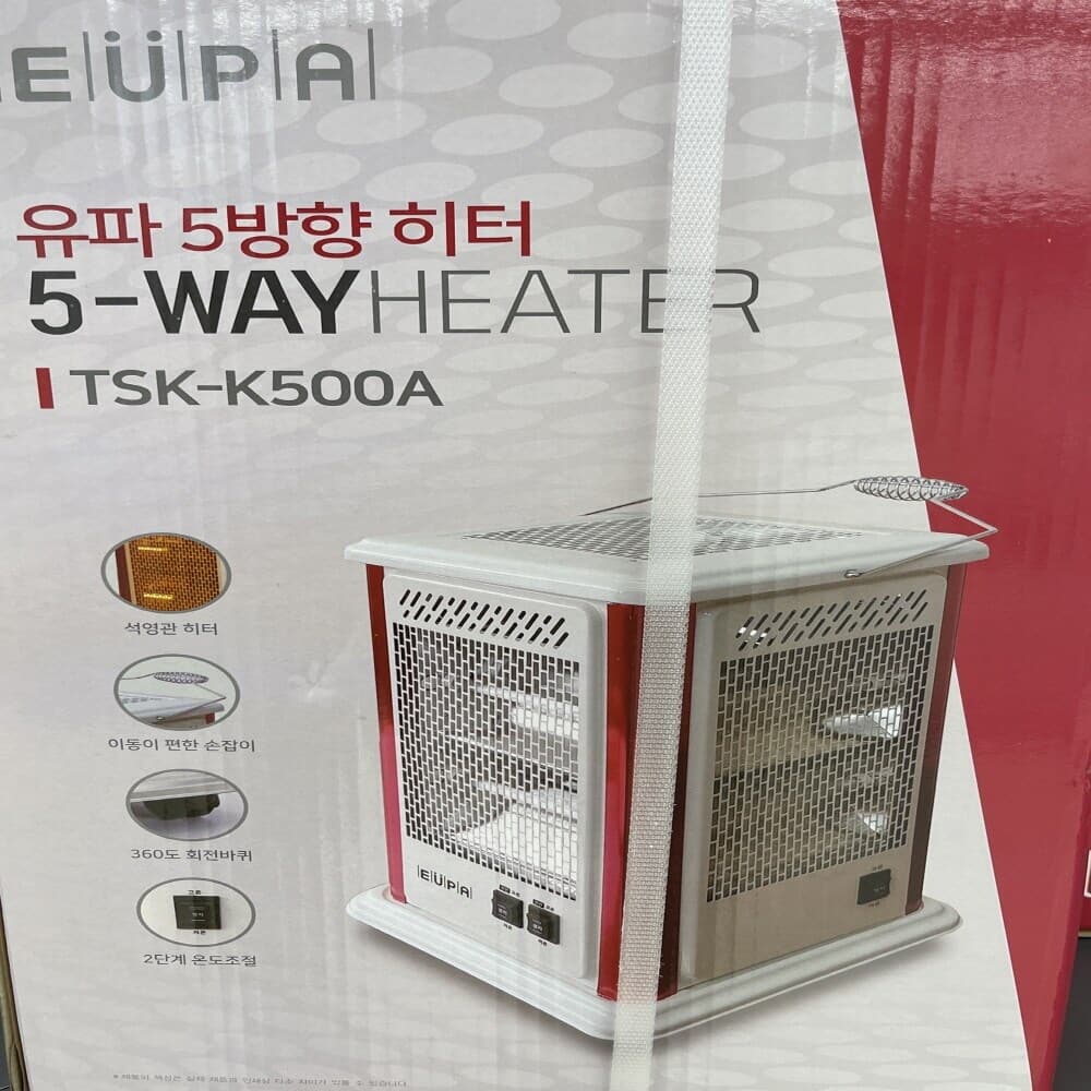 프로 EUPA 유파 석영관 5방향 전기 안전 히터 2000W