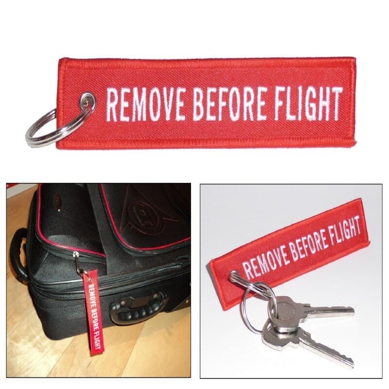 프로 시선집중 Remove Before Flight 캐리어 가방 태그 Tag