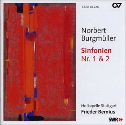 Frieder Bernius 부르크뮐러: 교향곡 1번, 2번 (Burgmuller: Symphonies Nos.1, 2)
