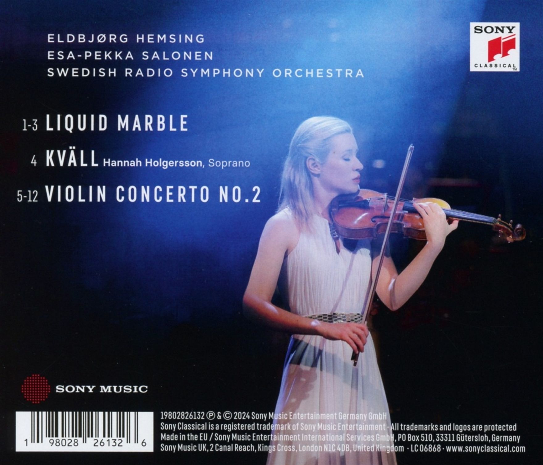 Eldbjørg Hemsing 안데쉬 힐보리: 바이올린 협주곡 2번, 리퀴드 마블 (Anders Hillborg: Violin Concerto No. 2, Liquid Marble)