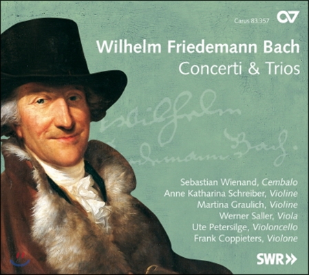 Sebastian Wienand W.F.바흐: 협주곡, 삼중주 (W.F.Bach: Concertos, Trios)