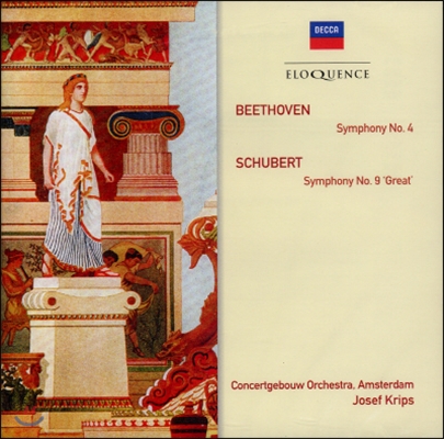 Josef Krips 베토벤: 교향곡 4번 / 슈베르트: 교향곡 9번 '그레이트' (Beethoven: Symphony Op.60 / Schubert: Symphony D.944 'Great')