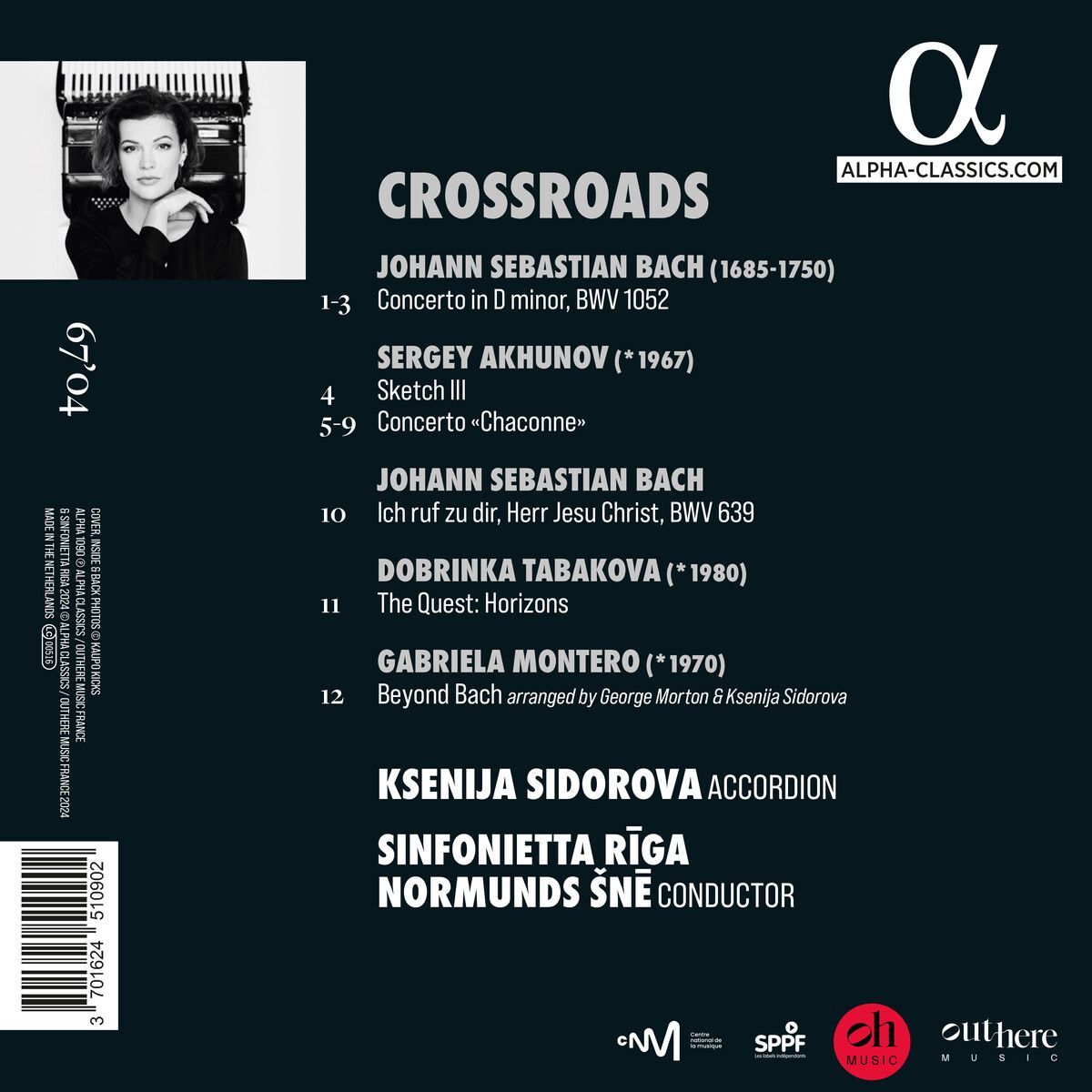 Ksenija Sidorova 크세니야 시도로바 아코디언 연주집 - 바흐에서 몬테로까지 (Crossroads)