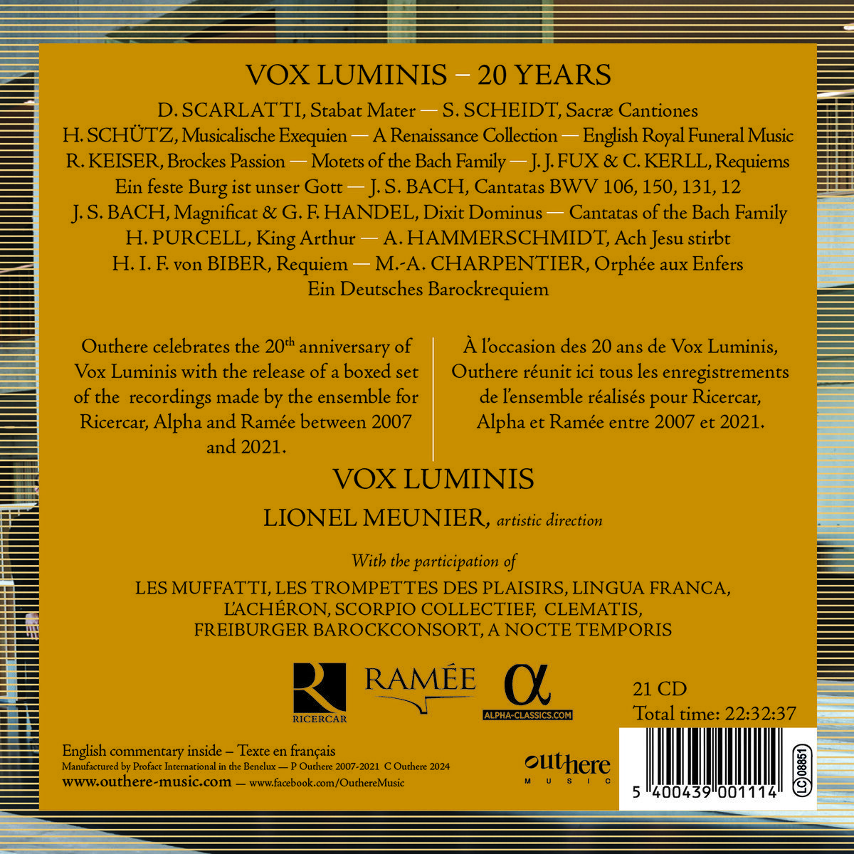 복스 루미니스 20주년 기념 앨범 (Vox Luminis 20 Years)