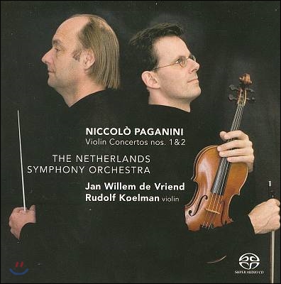 Jan Willem de Vriend 파가니니: 바이올린 협주곡 1번, 2번 (Paganini: Violin Concertos Op.6, Op.7)