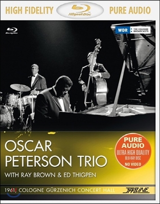 Oscar Peterson Trio 1961년 쾰른 실황 (Cologne Gurzenich Concert Hall) [블루레이 오디오]