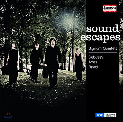 Signum Quartett 드뷔시: 현악 사중주/ 아데스: 아르카디아나/ 라벨: 현악 사중주 (Soundescape - Debussy / Ravel: String Quartets)