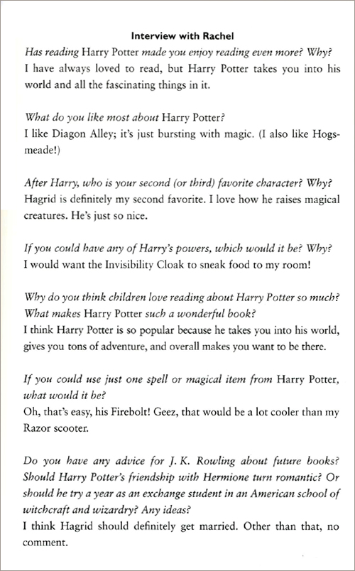 Kids' Letters to Harry Potter: From Around the World