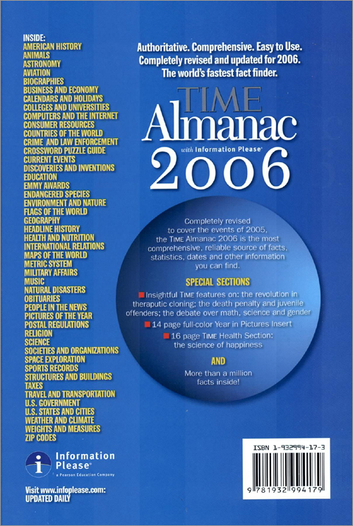 Time Almanac 2006
