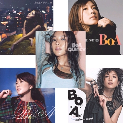 보아 (BoA) - 일본 싱글 5종 셋트: Quincy + メリクリ (Merry-Chri) + Do The Motion + Make A Secret + 抱きしめる (안아줄게)