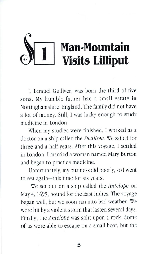 Saddleback Classics Level 2 : Gulliver's Travels