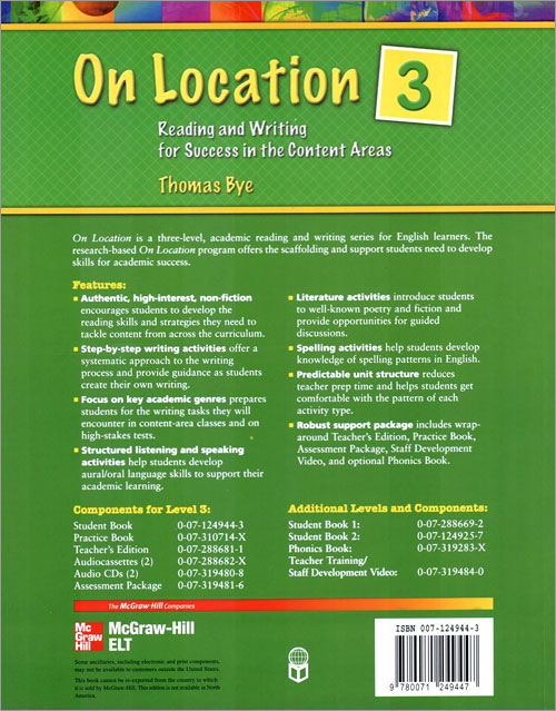 On Location 3: Student Book