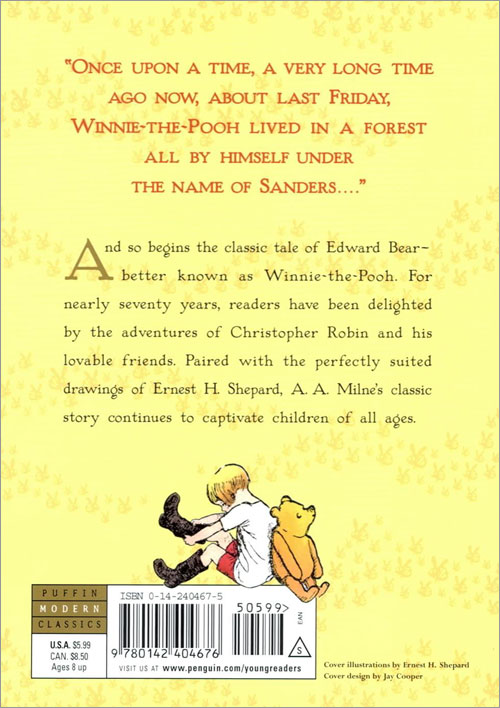 Winnie-the-Pooh : 디즈니 라이브액션 영화 '곰돌이 푸 다시 만나 행복해' 모티브 원작 소설