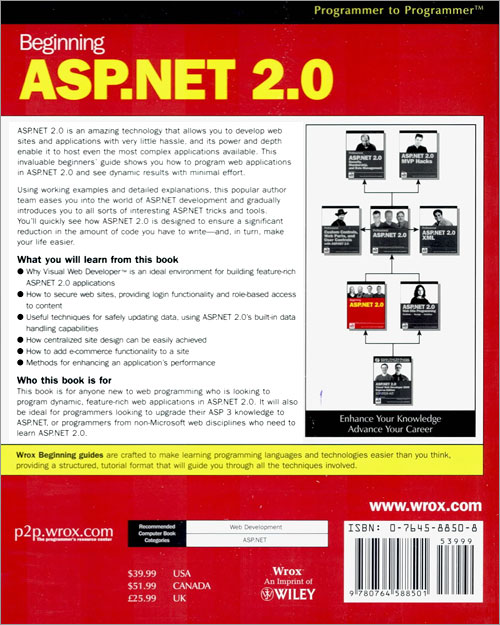 Beginning ASP.Net 2.0