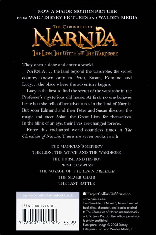 The Chronicles of Narnia #2 : The Lion, the Witch and the Wardrobe : Movie Tie-In Set (Book & CD)