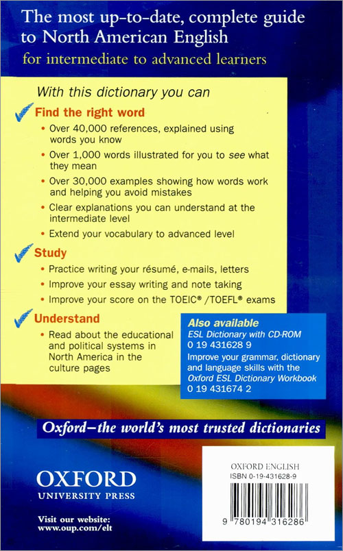 The Oxford ESL Dictionary with Genie CD-ROM