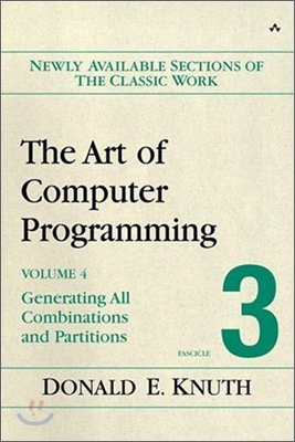 [중고] The Art of Computer Programming, Volume 4, Fascicle 3: Generating All Combinations and Partitions