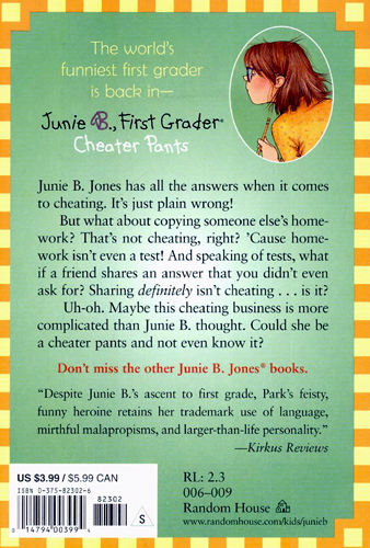 Junie B. Jones 21 : Cheater Pants